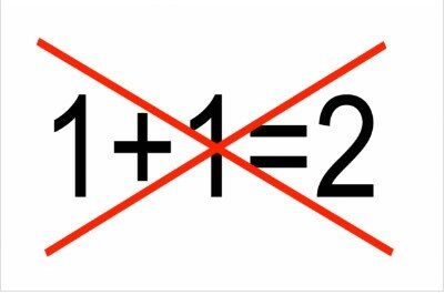 Иногда просто даже 1 + 1 не 2 