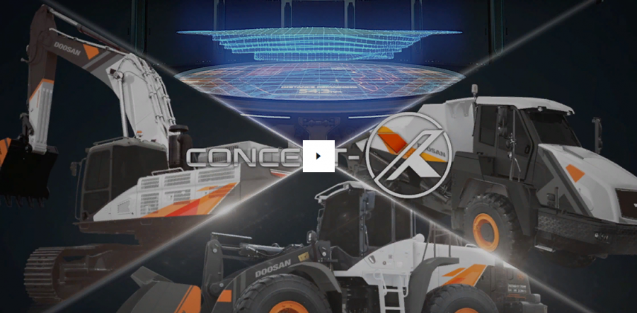 Doosan презентовал Concept-X – инновационное решение для автономности стройплощадки