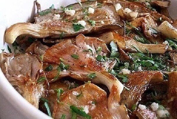 Вешенки в чесночном маринаде