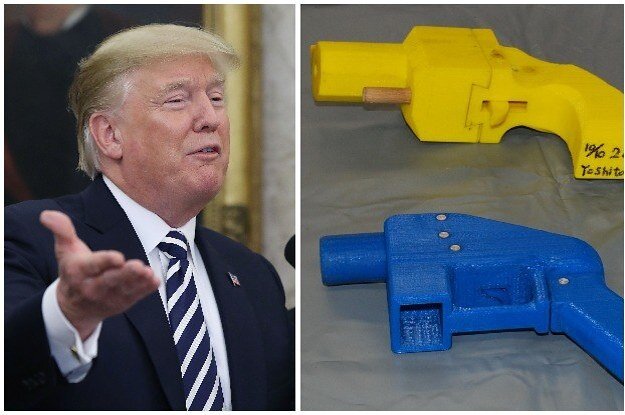 Д.Трамп и оружие, напечатанное на 3D-принтере