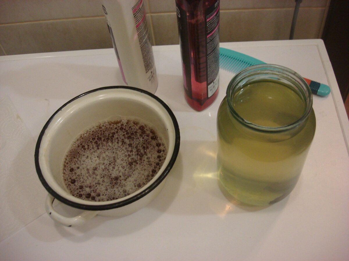 Фото сделано автором (настой готов)