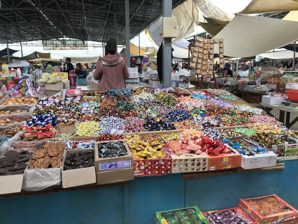 Рынок в Узбекистане Самарканде