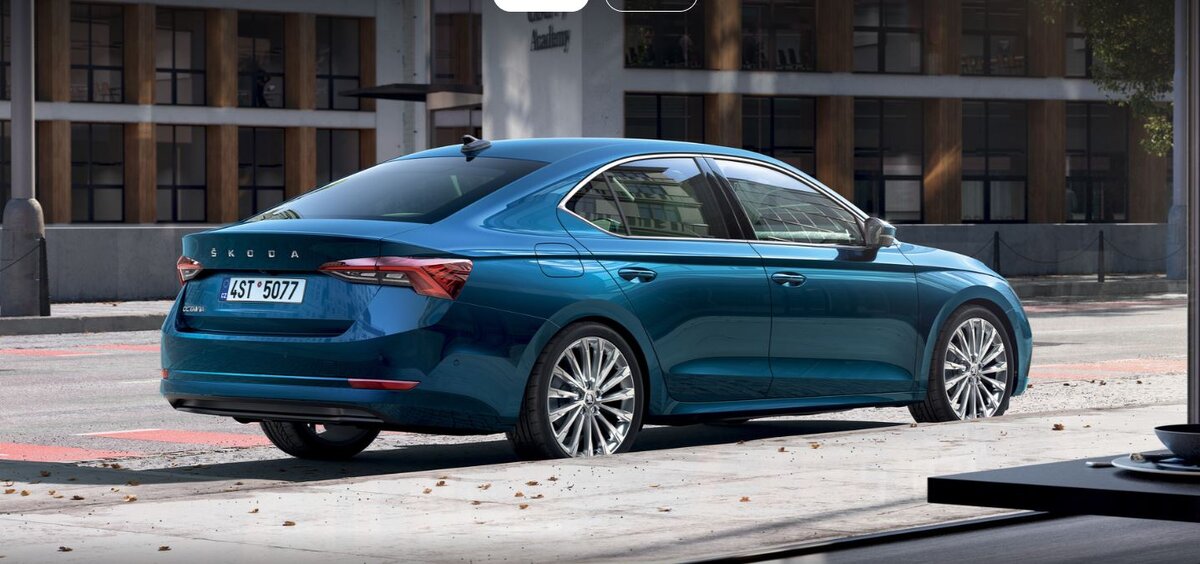 Новый Škoda Octavia А8 формами напоминает Audi A4. Изображение с сайта skoda-auto.cz