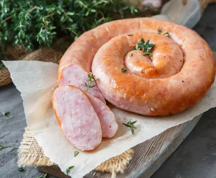 Колбаса из мяса кролика копчено-вареная от Владимира Бочкова