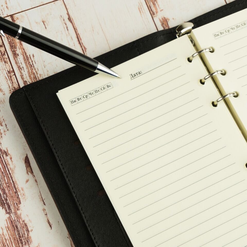 Обычный блокнот для записей)