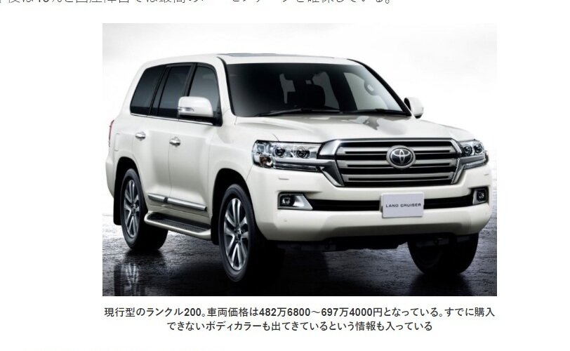 Современная версия Land Cruiser 200