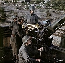 Бофорс в Финляндии, 1943 год.