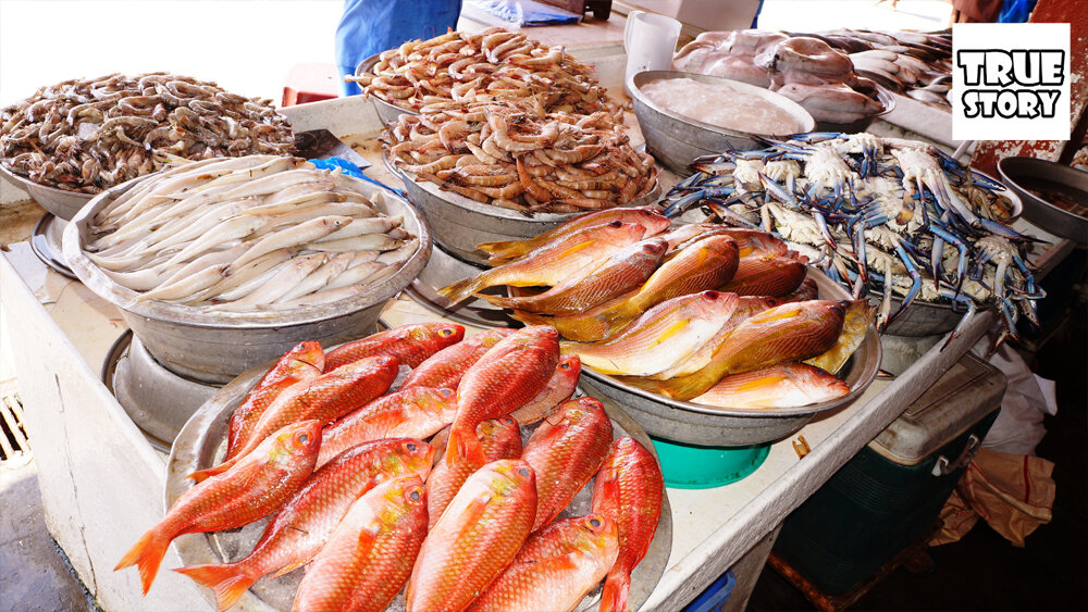 ОАЭ - Зашли на рыбный рынок в Эмиратах. Сколько стоят морепродукты, которые в России считаются деликатесами? (отзыв)
