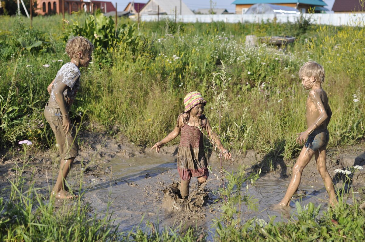 фото грязной деревни