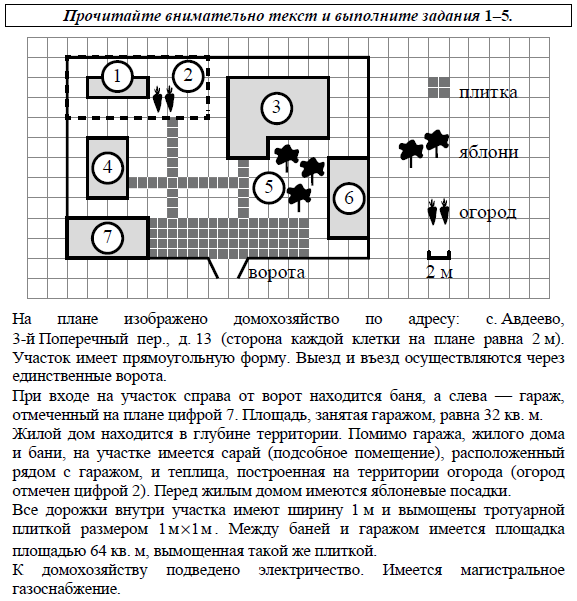 К заданиям 1-5