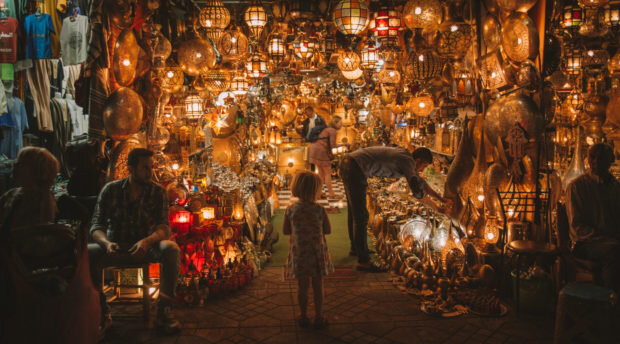 Базар в Марокко