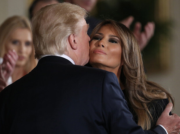 Дональд и Мелания Трамп