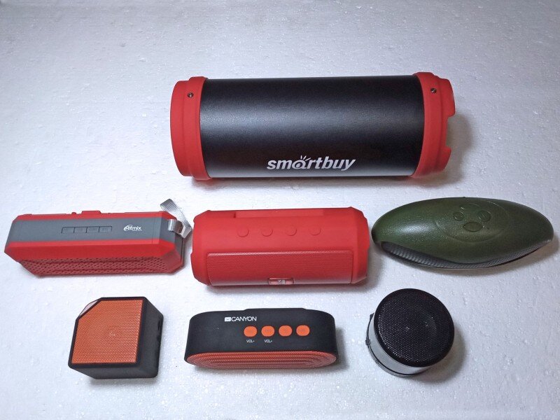  разные bluetooth колонки
