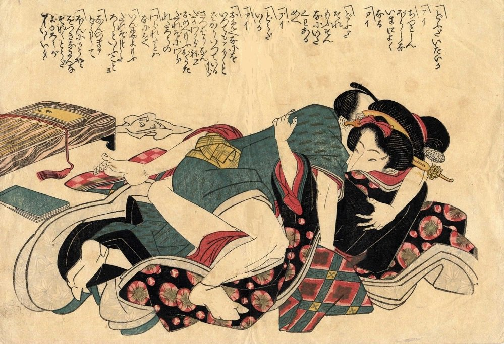 «BersoАнтик» - Японская гравюра сюнга в галерее Bersoantik