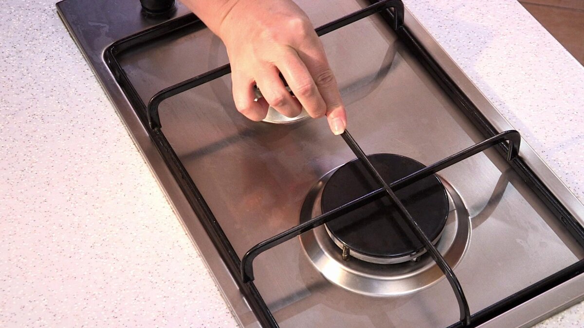 Как отмыть решетку газовой плиты в домашних условиях
