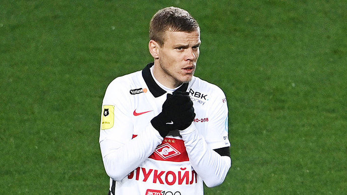 Александр Кокорин близок к уходу из "Спартака". Фото - МАТЧ ТВ 