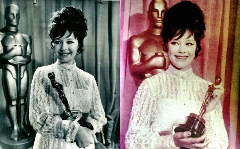 Советская актриса Людмила Савельева с «Оскаром». Фото из открытых источников