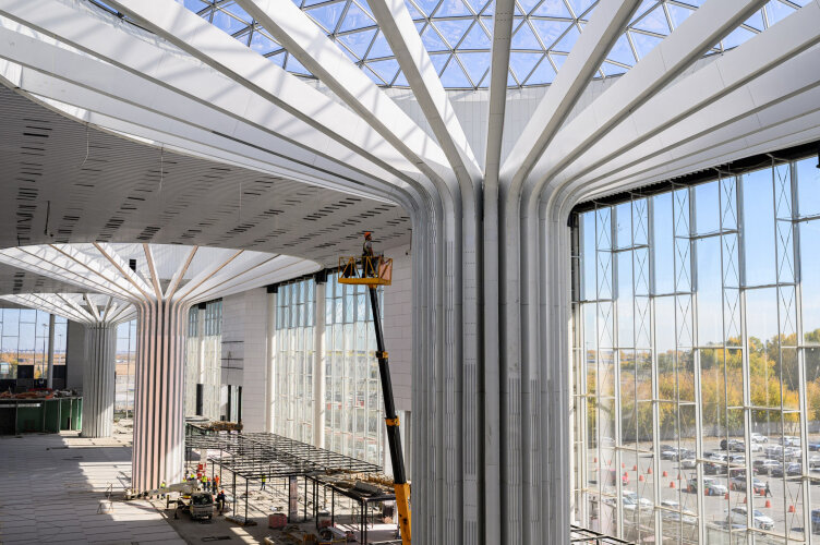 Терминал аэропорта Толмачево