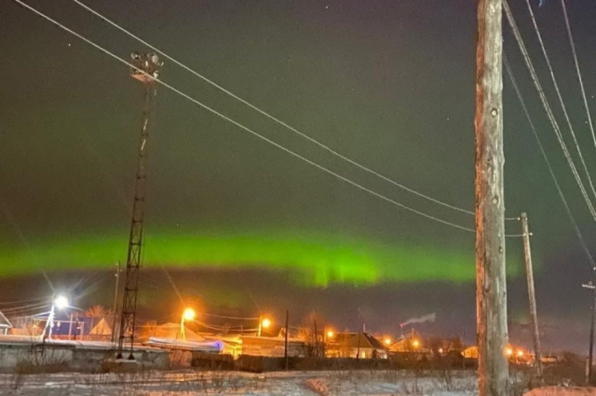    Полярное сияние сфотографировали жители Свердловской области