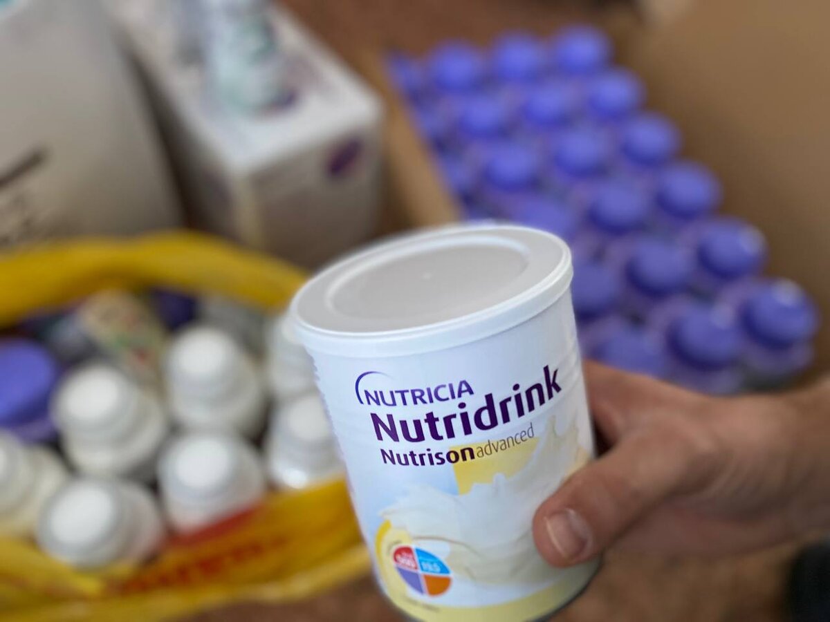 Сухая питательная смесь для тяжелобольных людей