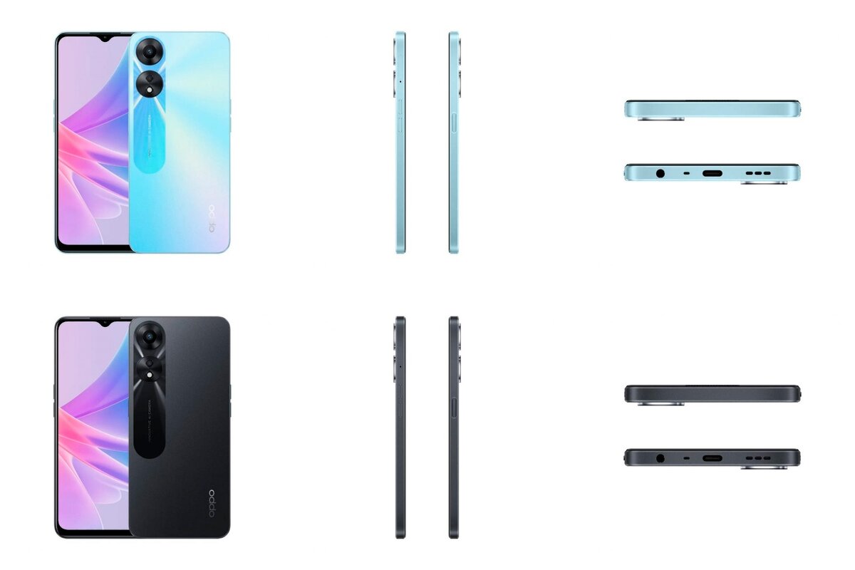 Внешний вид смартфона OPPO A78