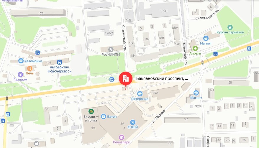 Фото: скриншот Яндекс.Карты