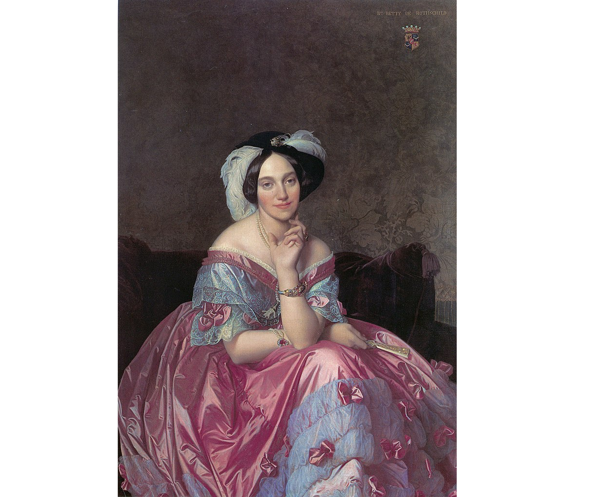 "Портрет баронессы Бетти де Ротшильд", Жан-Огюст-Доминик Энгр, 1848. (с) Из частной коллекции