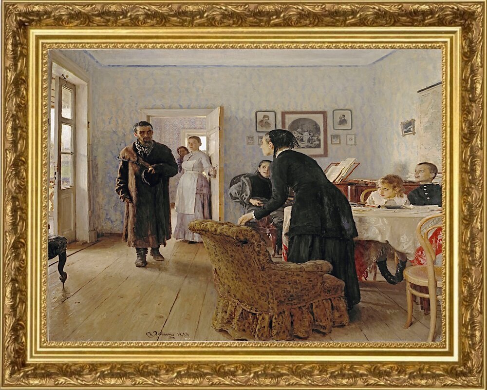 Картина репина не ждали история