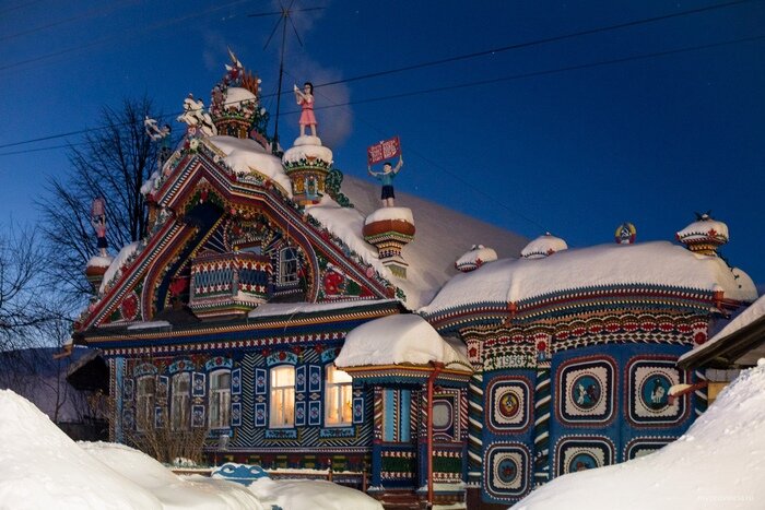 Пряничный домик кузнеца Кириллова. Село Кунара | Пикабу | Дзен