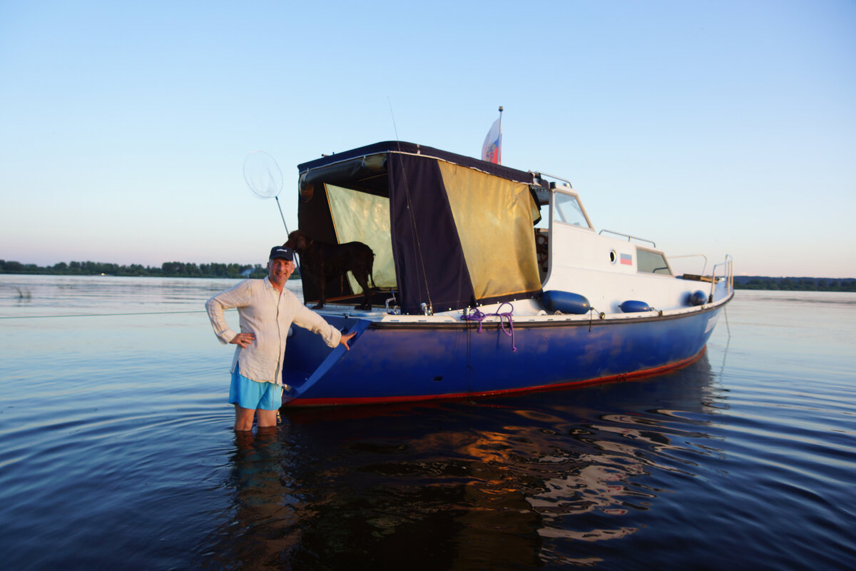 Моё нынешнее хобби - мой катер "Принцесса"