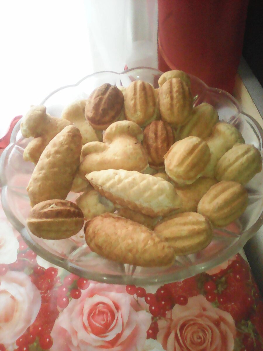 Фото автора. Мое печенье - орешки .