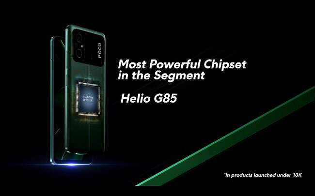 За быстродейтсвие отвечает 8-ядерный процессор MediaTek Helio G85