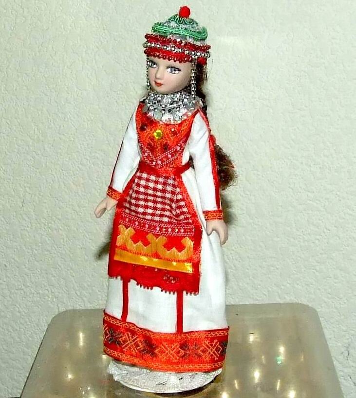 Картинка чувашская кукла