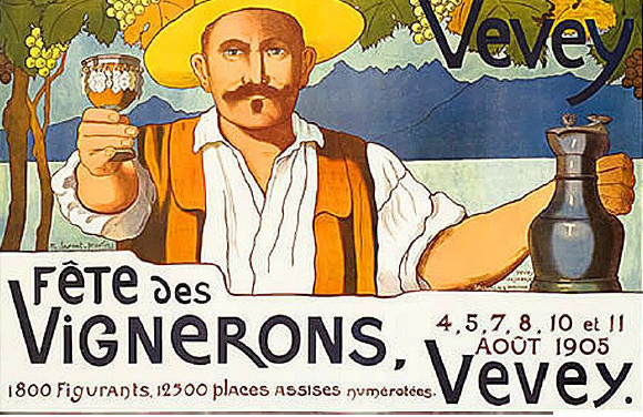 Плакат "Праздника Виноделов" 1905 г.