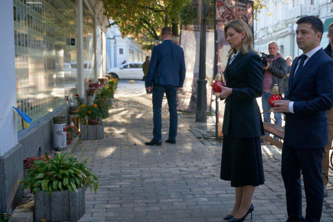 Зеленский с Женой 14 октября 2019 года