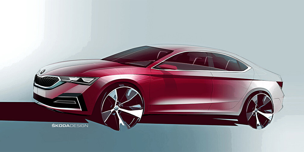 Примерно так будет выглядеть новая Октавиа