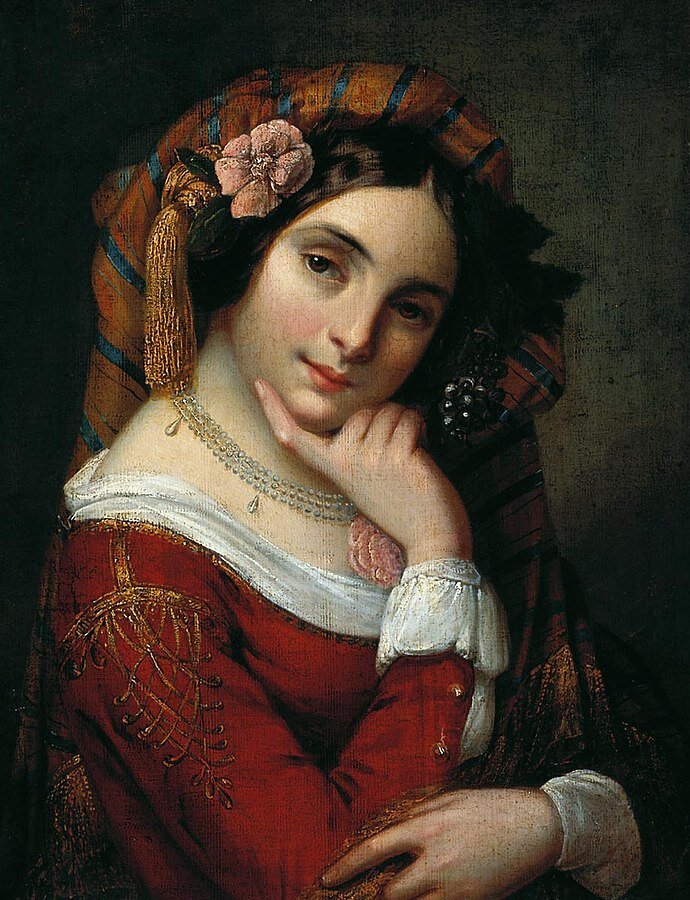 Это фото для примера  - Тимашевский,  Орест Исаакович-Девушка в тюрбане