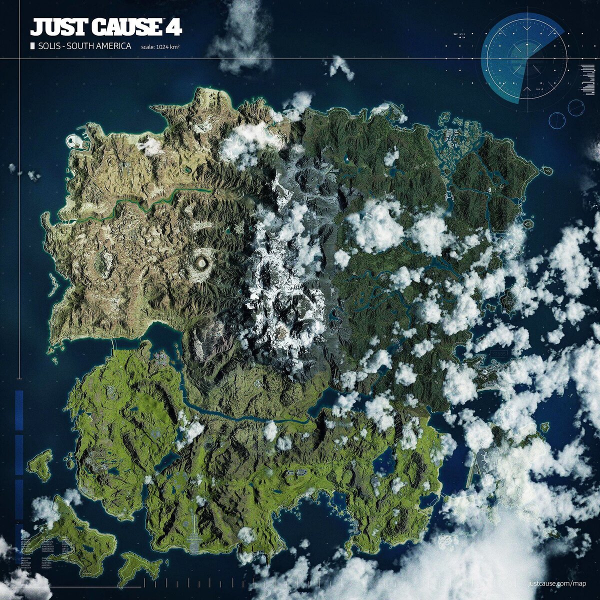 Карта Just Cause 4