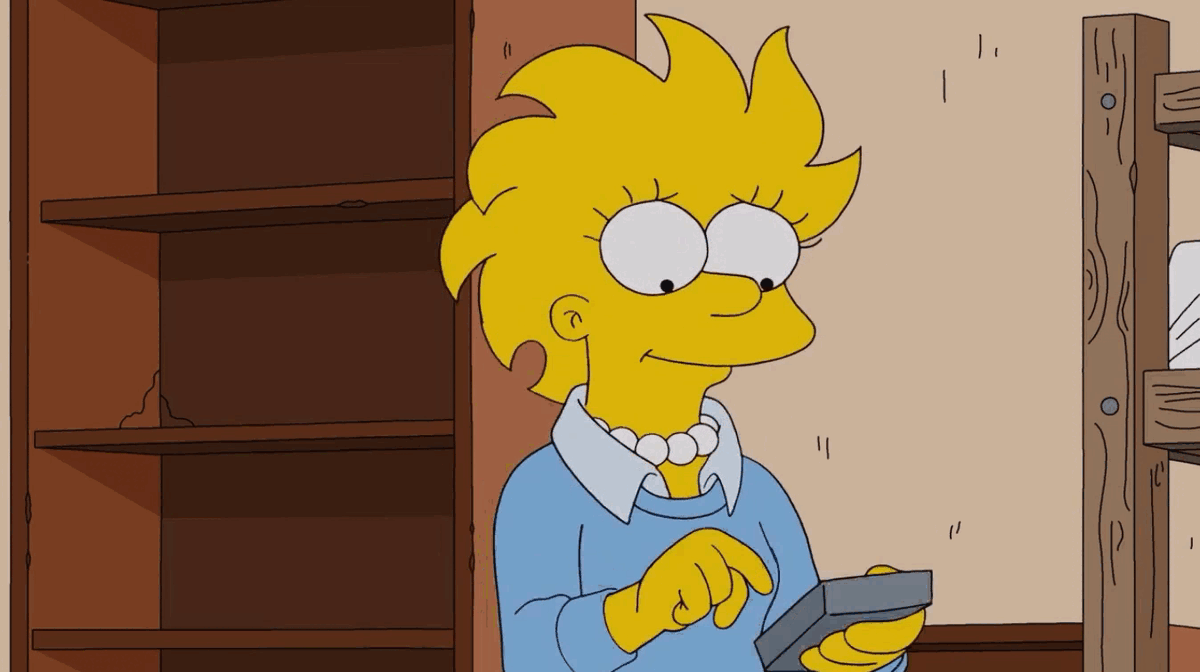 Вот такое придумайте на яву, пожалуйста
Фрагмент сериала Симпсоны, s29e08