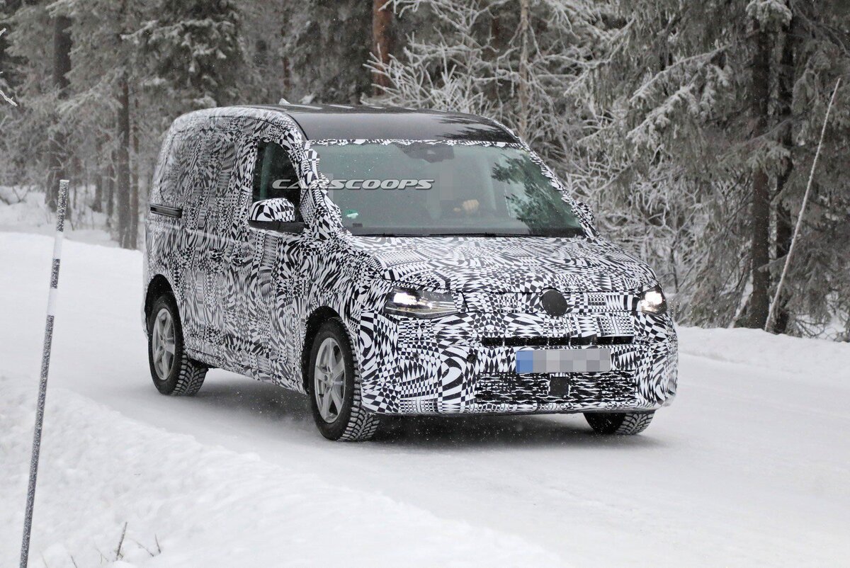 VW Caddy 2021 (фото carscoops.com)