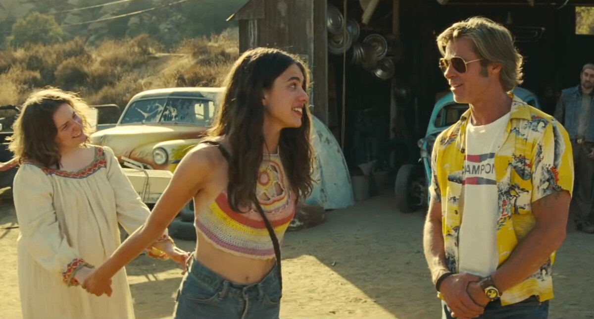 Кадр из фильма "Однажды... в Голливуде"