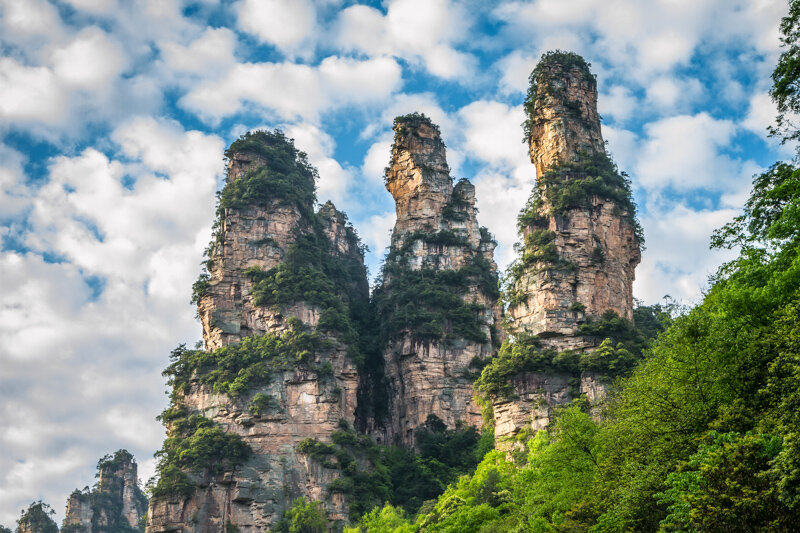 Китай. Парк  Zhangjiajie
