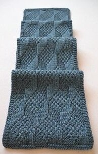 Вязание спицами двухсторонние узоры для шарфа