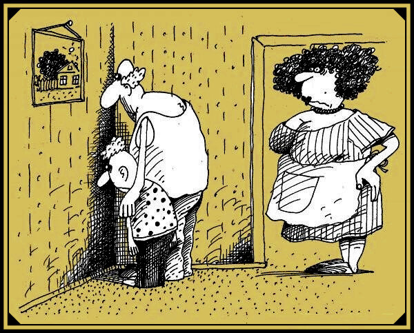 Карикатура из общего доступа в интернете.