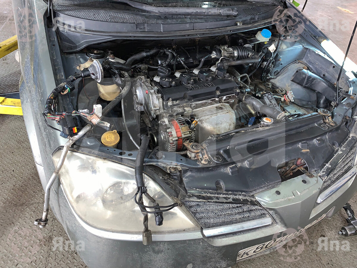 Замена двигателя Ниссан Примера P12