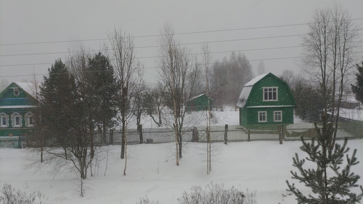 Зима все же вышла из комы...