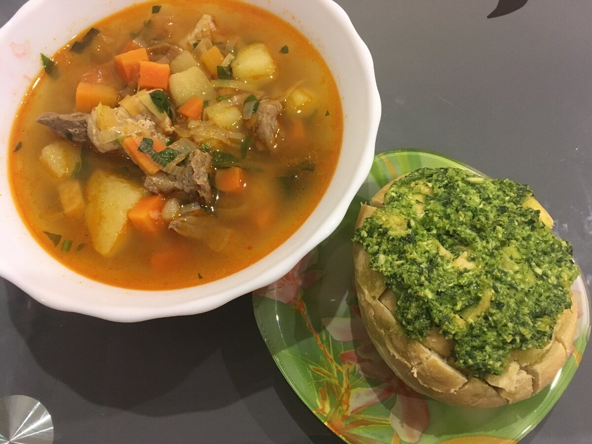 Суп Пихельштайнер - то, что мы получим в итоге. Фото автора.