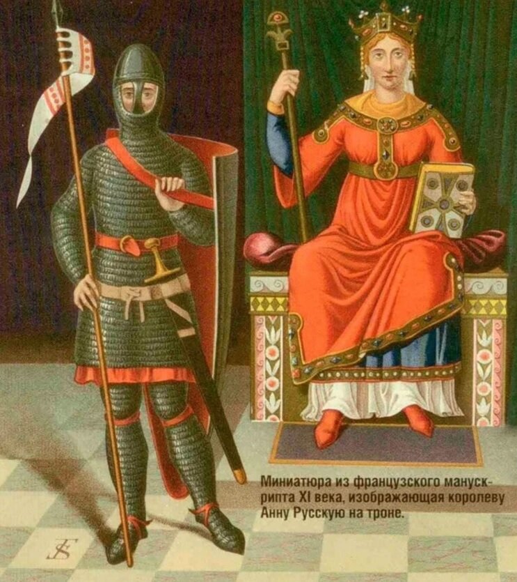 Рисунок из миниатюры XI века
