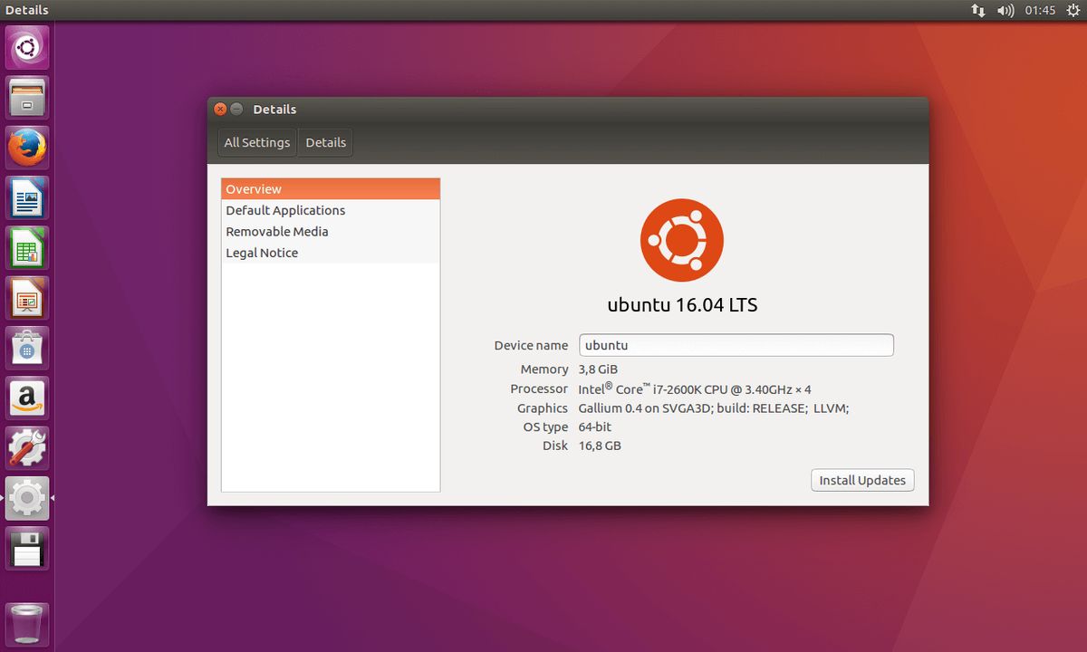 Ubuntu 16.04 LTS