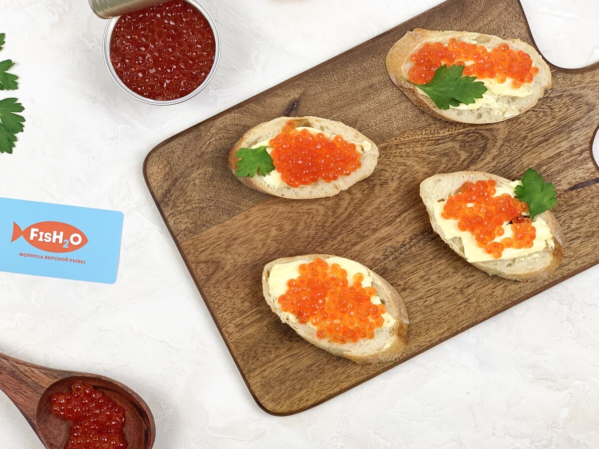 Икра Кеты слабосоленая «Восточный берег» из ассортимента fish2o.ru